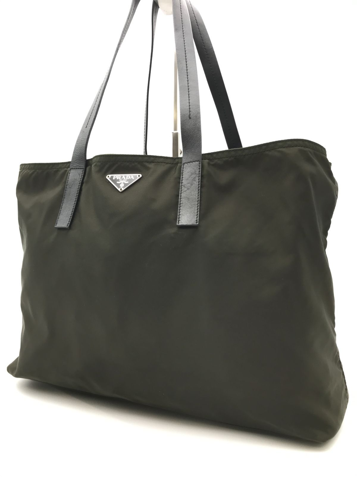 「PRADA ナイロン トート 三角ロゴ A4可 PRADA プラダ トートバッグ 三角ロゴ A4収納可 テスートナイロン