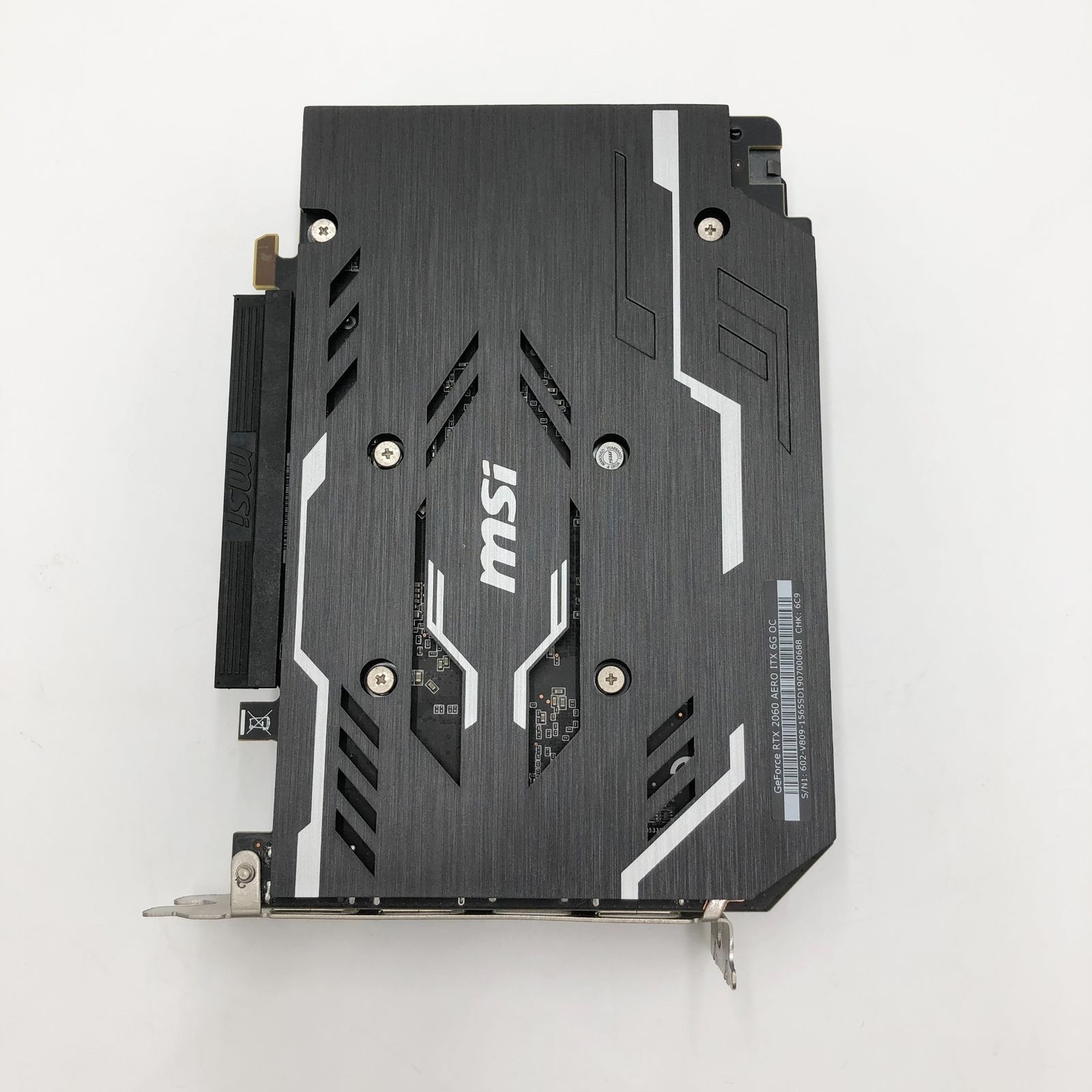 MSI GeForce RTX 2060 AERO ITX 6G OC グラフィックスボード VD6857