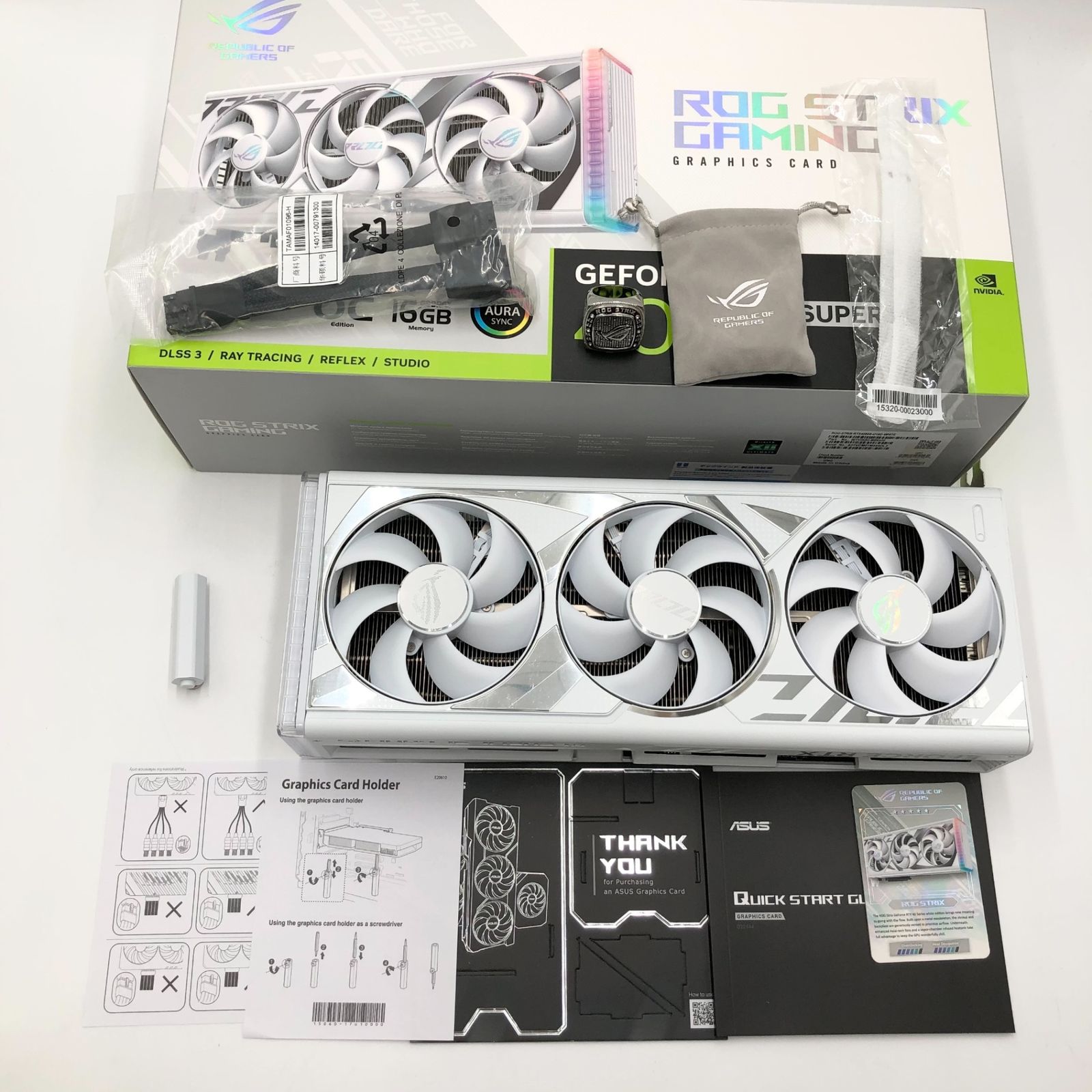 ASUS ROG Strix GeForce RTX 4080 SUPER 搭載 ビデオカード 16GB