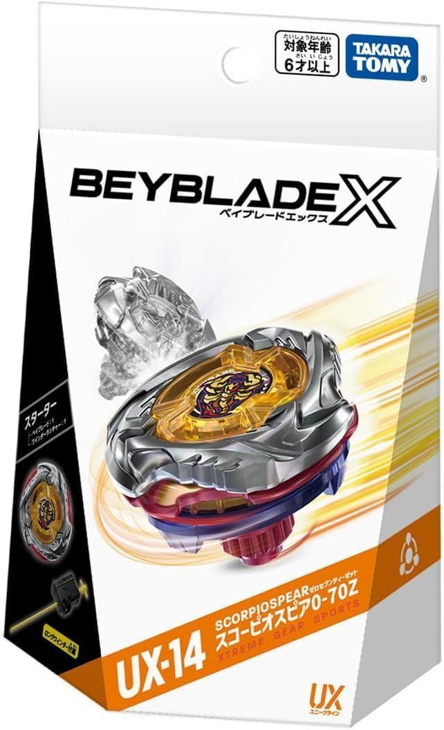 BeybladeX　新品未使用　ドランバスター　スコーピオスピア他２種類 新品未使用】タカラトミー(TAKARA TOMY) BEYBLADE X ベイブレードX UX
