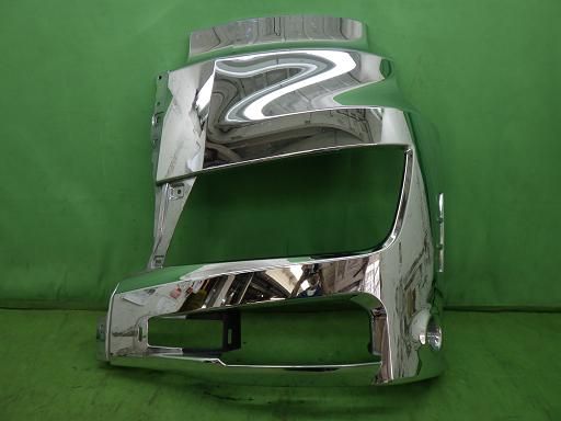 【中古】プロフィア 純正 メッキ フロントバンパー 左のみ