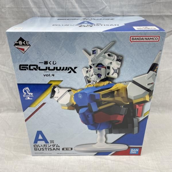 【中古】未開)A賞 白いガンダム BUSTISAN ｢一番くじ 機動戦士Gundam GQuuuuuuX Vol4｣[91]