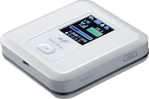 富士ソフト(Fujisoft) +F FS030W（シャインホワイト） モバイルWi-Fiルーター SIMフリー/ 70f102f3