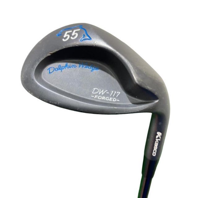 未使用に近いDolphin Wedge DW-117 55度 フォージドウェッジ 中古】 キャスコ Dolphin wedge DW-117 FORGED 55° ウェッジ WG KBS Hi