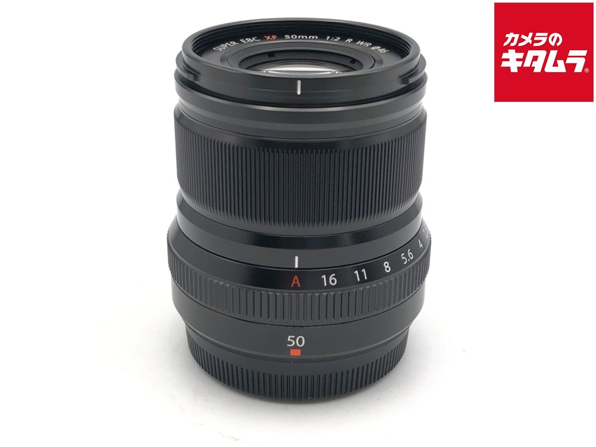【中古】 【美品】 フジフイルム XF50mm F2 R WR ブラック