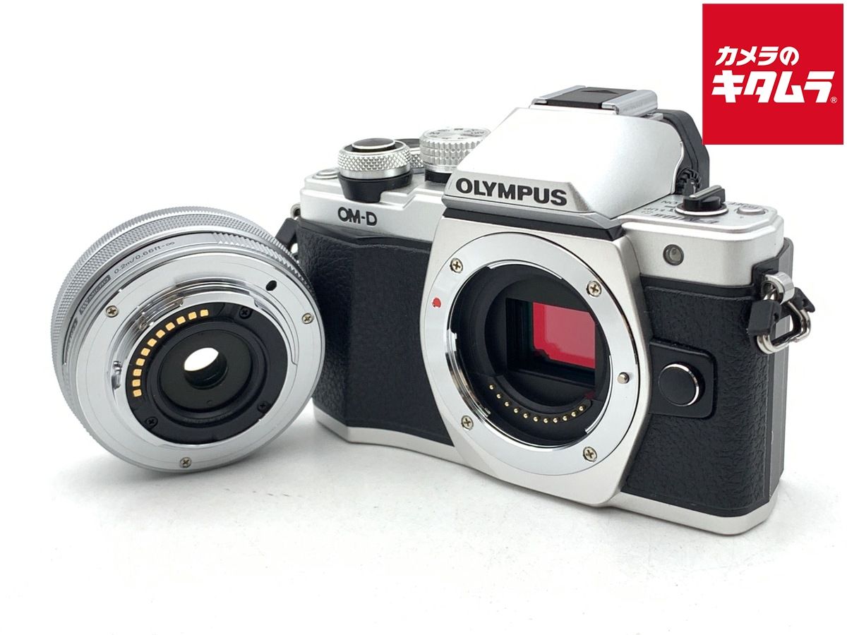 【中古】 【並品】 オリンパス OM-D E-M10 MarkII 14-42mm EZ レンズキット シルバー
