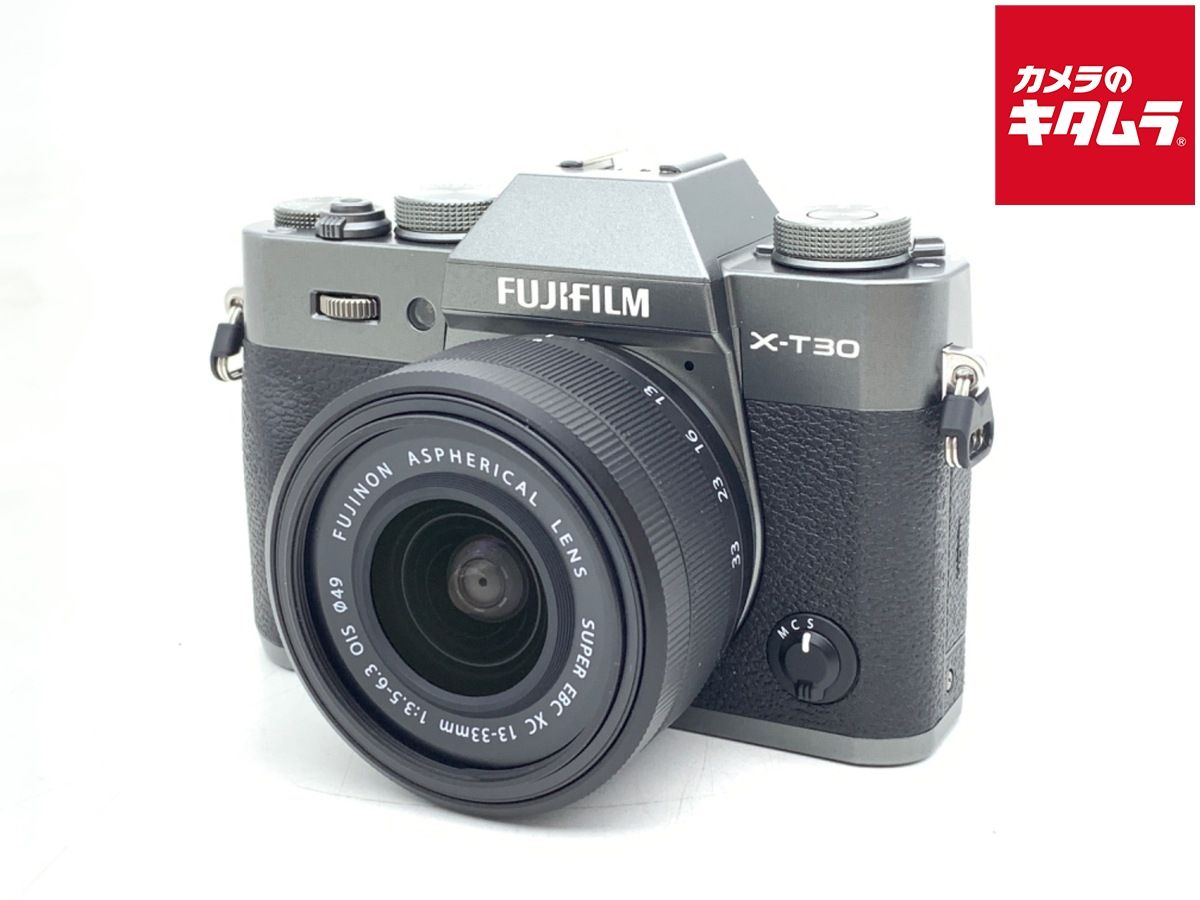 【中古】 【並品】 フジフイルム X-T30III XC13-33mmレンズキット チャコールシルバー