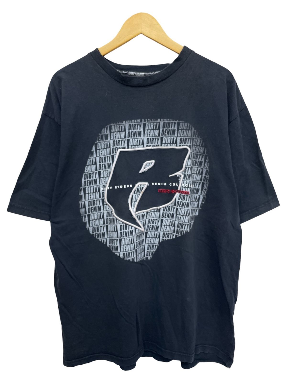 RUFF RYDERS (ラフライダース) DENIM COLLECTION 刺繍プリントTシャツ