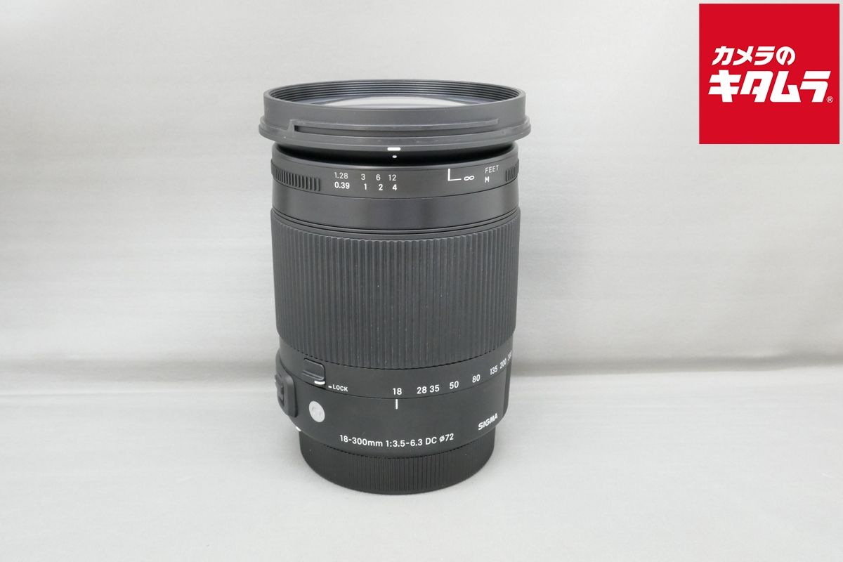 【中古】 【美品】 シグマ 18-300mm F3.5-6.3 DC MACRO OS HSM Contemporary キヤノン用
