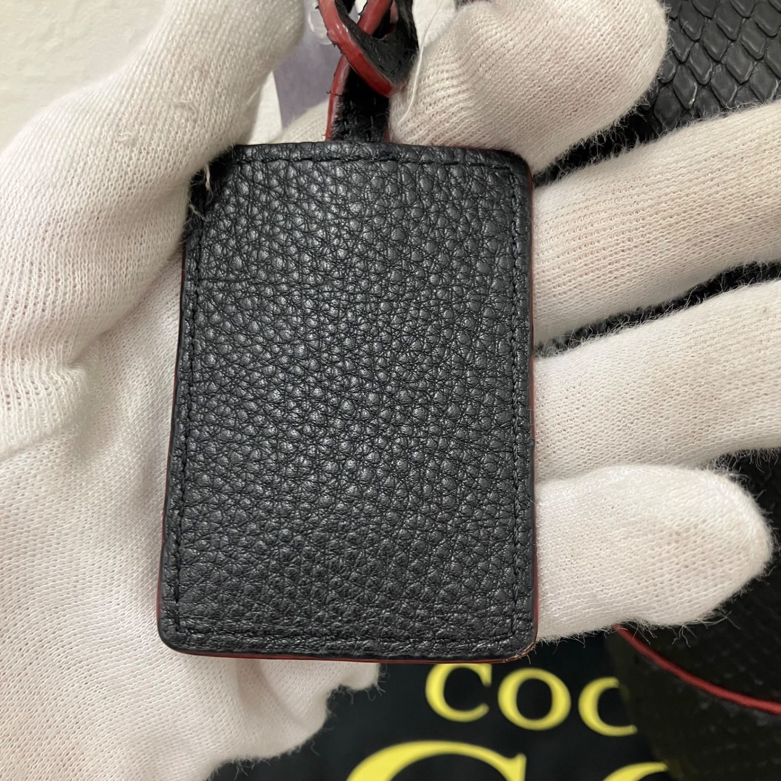 Y3791 美品 COCOCELUX GOLD ココセリュックス パイソン 2WAY 