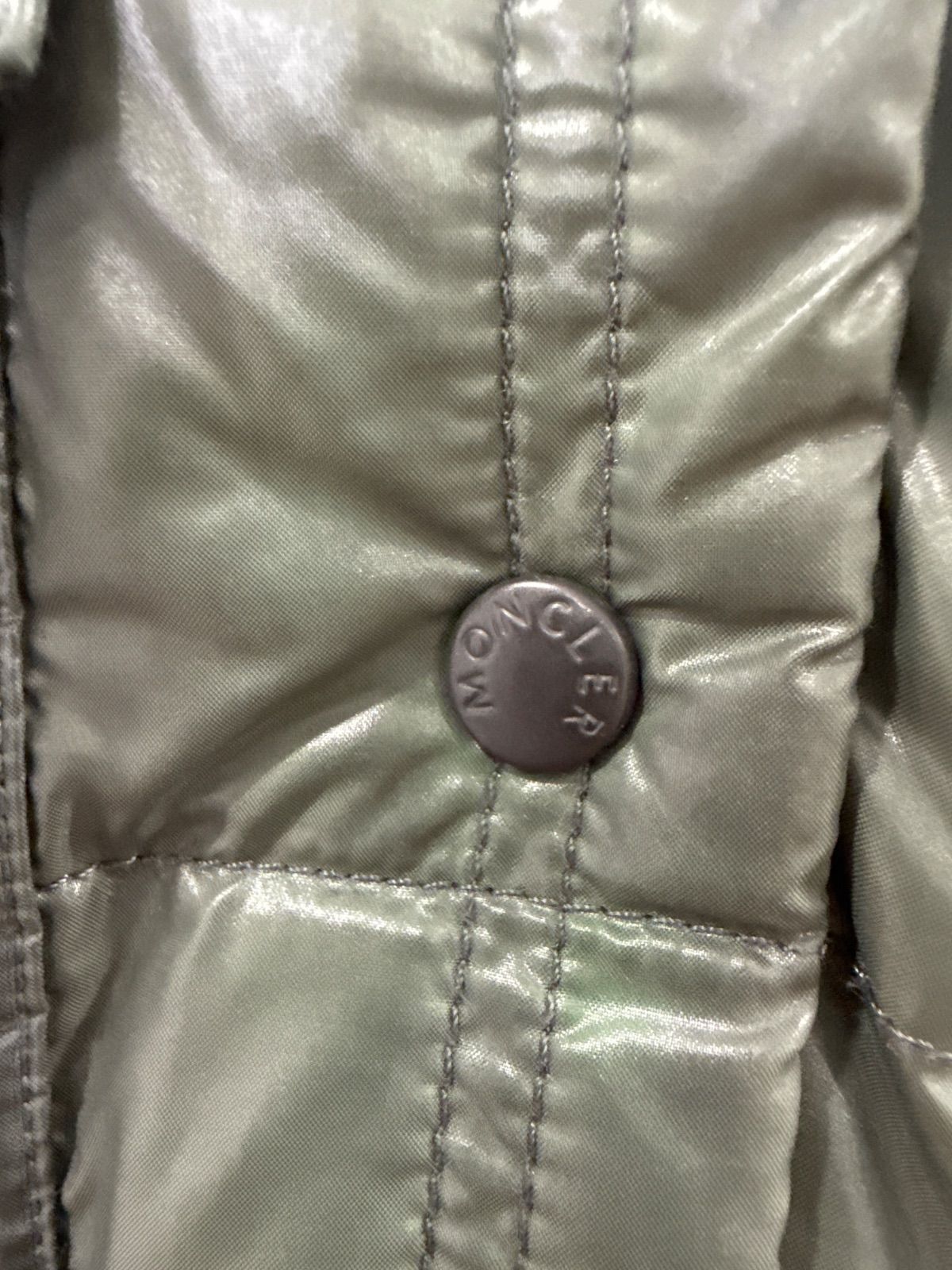 S00866｜MONCLER｜モンクレール｜ダウンジャケット｜グリーン｜レディース｜クラス1｜ショートダウン｜ナイロンジャケット｜Y2K｜90S｜古着｜ヴィンテージ｜USA古着｜アメカジ｜ラグジュアリー｜フォロー割｜今期トレンド｜Mサイズ