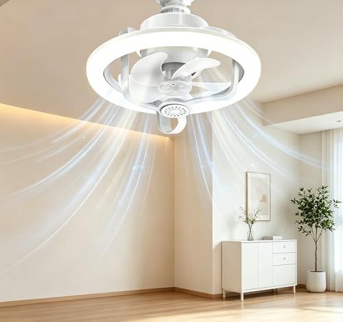 【新品】【正逆回転?360度首振り】シーリングファンライト E26 扇風機 サーキュレーター LED ファン付き照明 48W 150W相当 4000lm 無階段調光調色 空気循環 風量調節 切タイマー メモリー 節電モード DCモーター 省エ 3a4592b0
