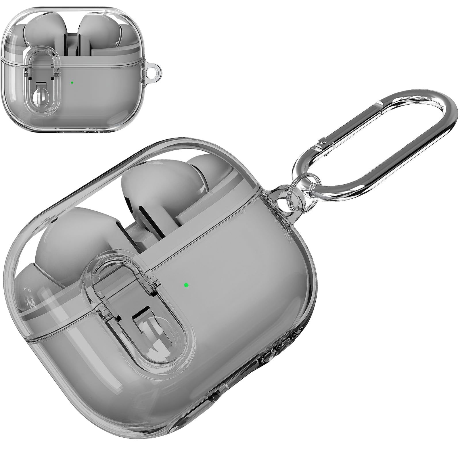 新品 Miimall for Galaxy Buds3 FE / Buds3 Pro/Buds 3用ケース 透明