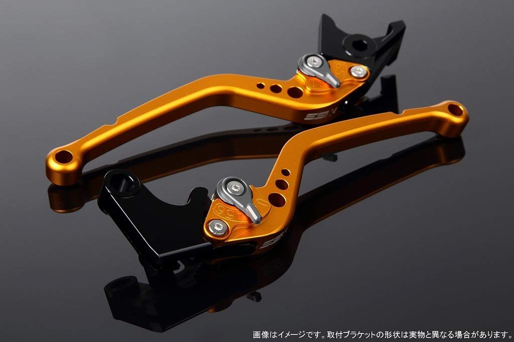 新品 SSK スピードラ アジャストレバーセット スタンダードロング レバー本体カラー:マットゴールド アジャスターカラー:マットチタン SUZUKI GSX-S125/GSX-R125 2017-2019