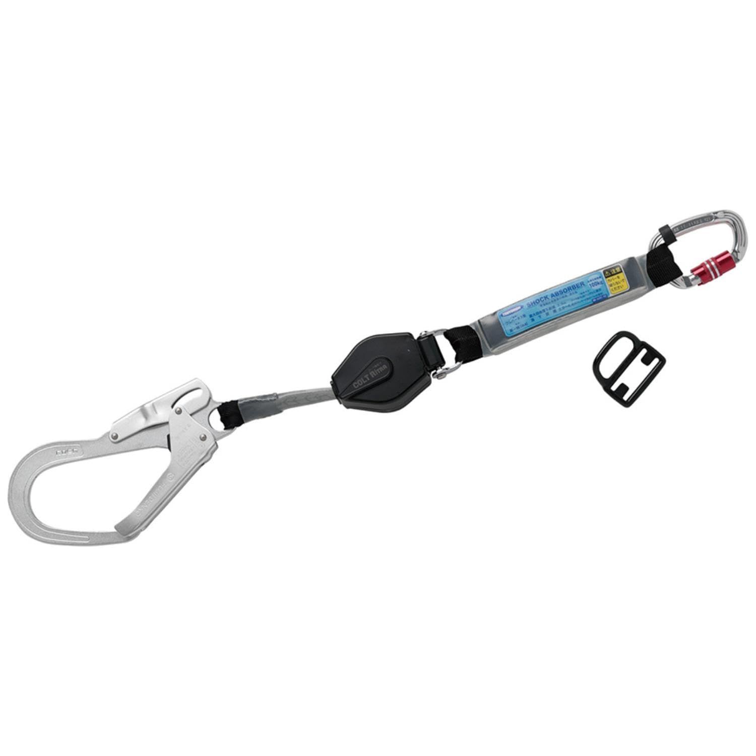 新品 [ミドリ安全] 墜落制止用器具 常時巻取式 シングル ランヤード 新規格適 130kg以下 タイプ1 MHLYF-CRBK9321KS-130-T1-R23
