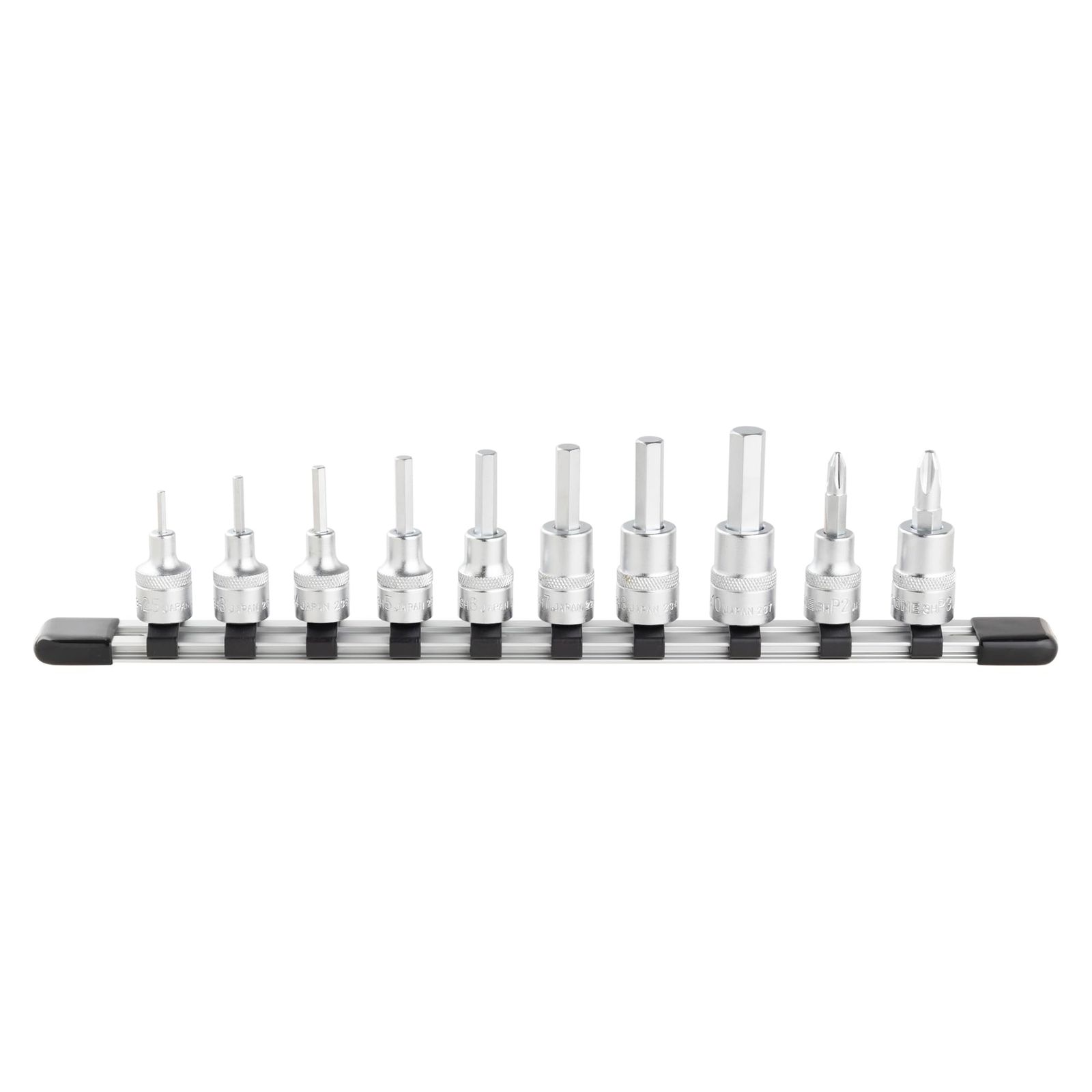 トネ(TONE) ヘキサゴンソケットセット(ホルダー付) HH310 差込角9.5mm(3/8
