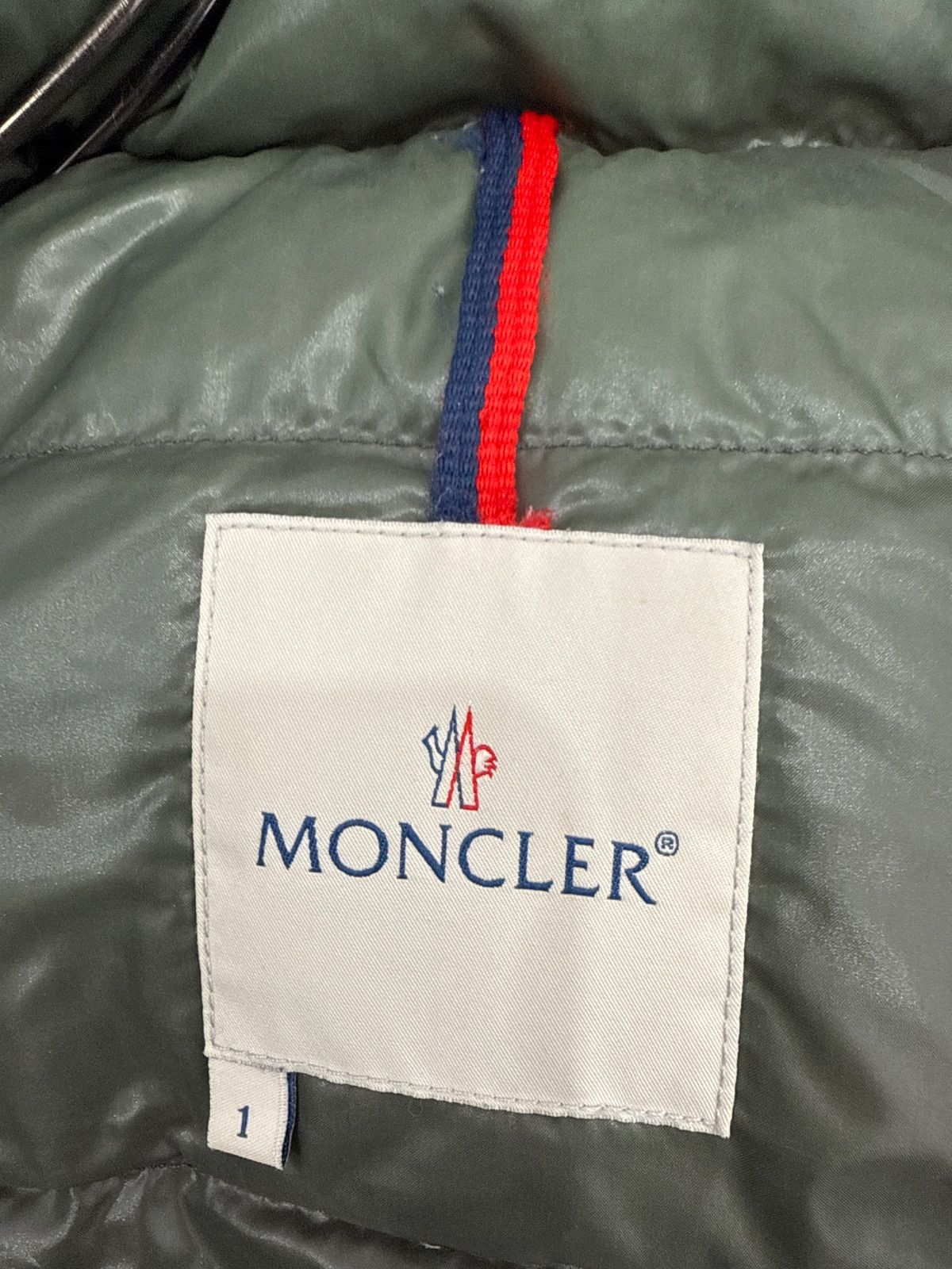 S00866｜MONCLER｜モンクレール｜ダウンジャケット｜グリーン｜レディース｜クラス1｜ショートダウン｜ナイロンジャケット｜Y2K｜90S｜古着｜ヴィンテージ｜USA古着｜アメカジ｜ラグジュアリー｜フォロー割｜今期トレンド｜Mサイズ