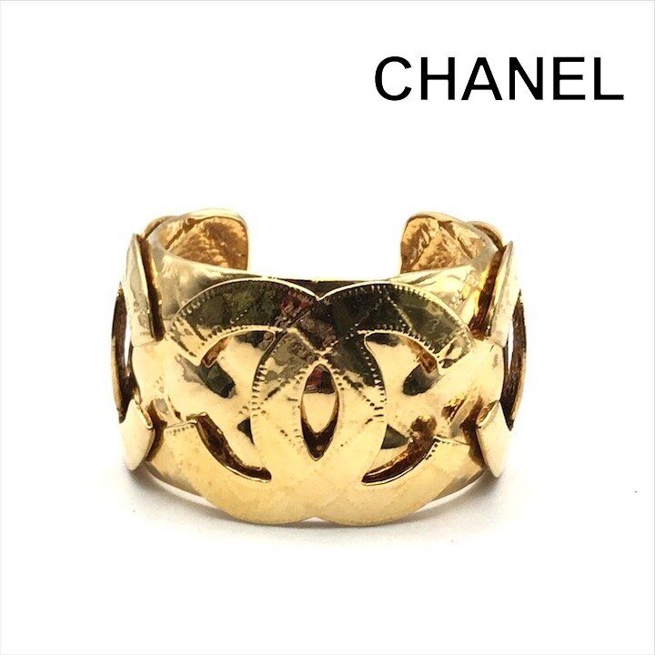 美品 CHANEL シャネル バングル ココマーク 94p ヴィンテージ