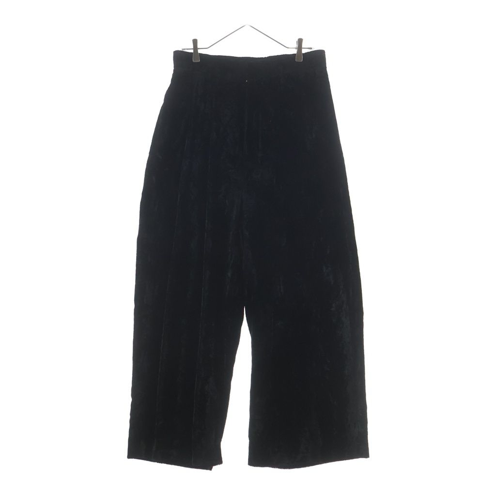 SHINYA KOZUKA (シンヤコズカ) 24AW DEAR BAGGY ディアー ベロア ジップアップ バギーパンツ ブラック 2302SK52 17,243円