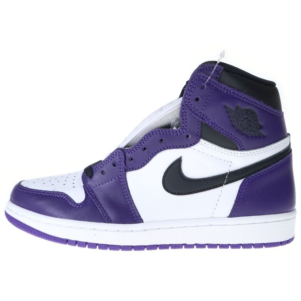 NIKE (ナイキ) AIR JORDAN 1 RETRO HIGH OG COURT PURPLE 555088-500 エアジョーダン1 レトロ コートパープル ハイカットスニーカー ホワイト/パープル US8.5/26.5cm