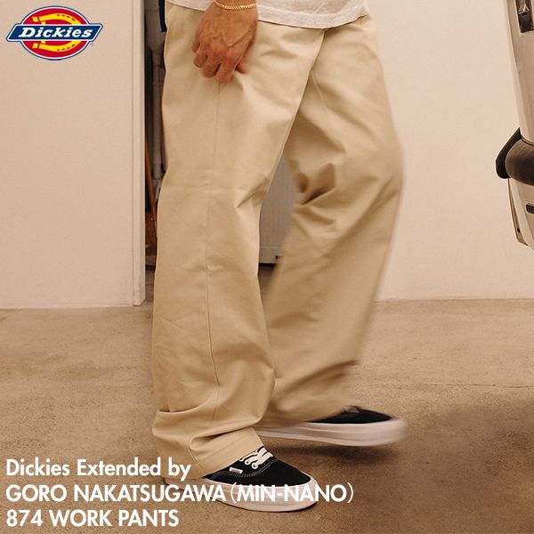 Dickies x GORO NAKATSUGAWA DB2025 874ワークパンツ メンズ チノパン