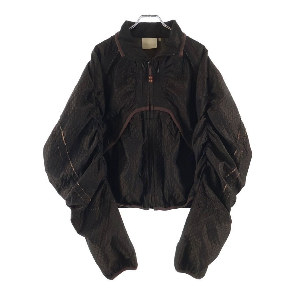 JIAN YE (ジェン イェ) 24AW HYDRA JKT ハイドラ ジップアップジャケット ブラウン JI-24AW-JK02-1