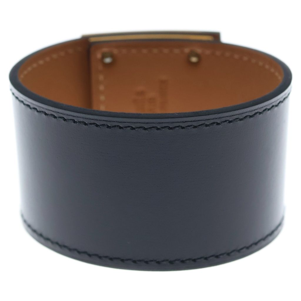 HERMES (エルメス) ケリードッグ ブレスレット ブラック レザー