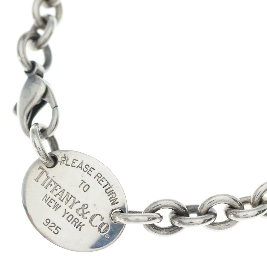 TIFFANY & Co. (ティファニー) リターントゥティファニー オーバルタグ ネックレス ペンダント チェーン シルバー 925 52.6g