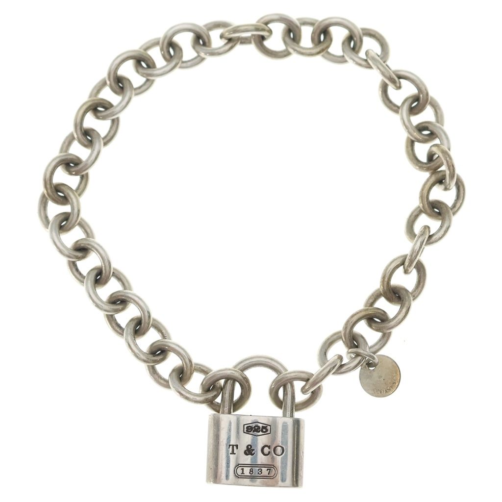 TIFFANY & Co. (ティファニー) 1837 パドロック ブレスレット チェーン シルバー SV925 23.4g
