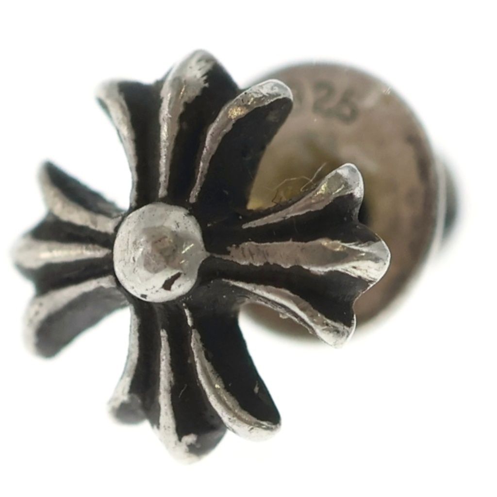 CHROME HEARTS (クロムハーツ) No2 CH PLS CHプラス スタッドピアス シルバー BCA105
