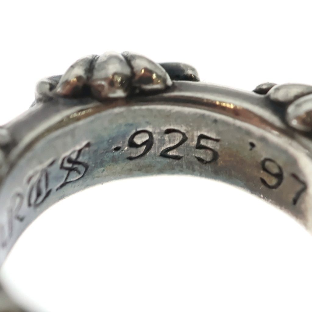 CHROME HEARTS (クロムハーツ) HOOP CROSS クロスバンド フープピアス