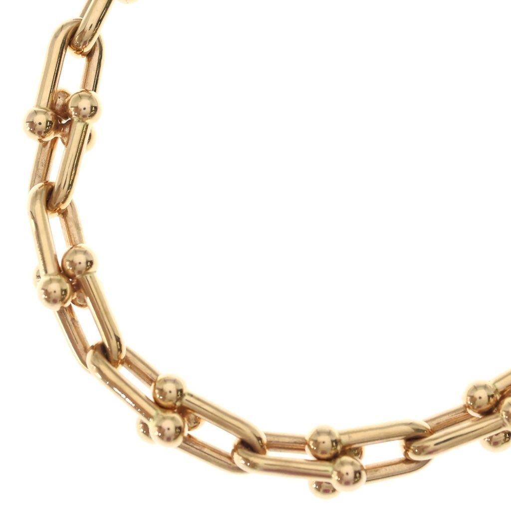 TIFFANY & Co. (ティファニー) ハードウェア リンク ネックレス ミディアム ピンクゴールド Au750PG ジュエリー