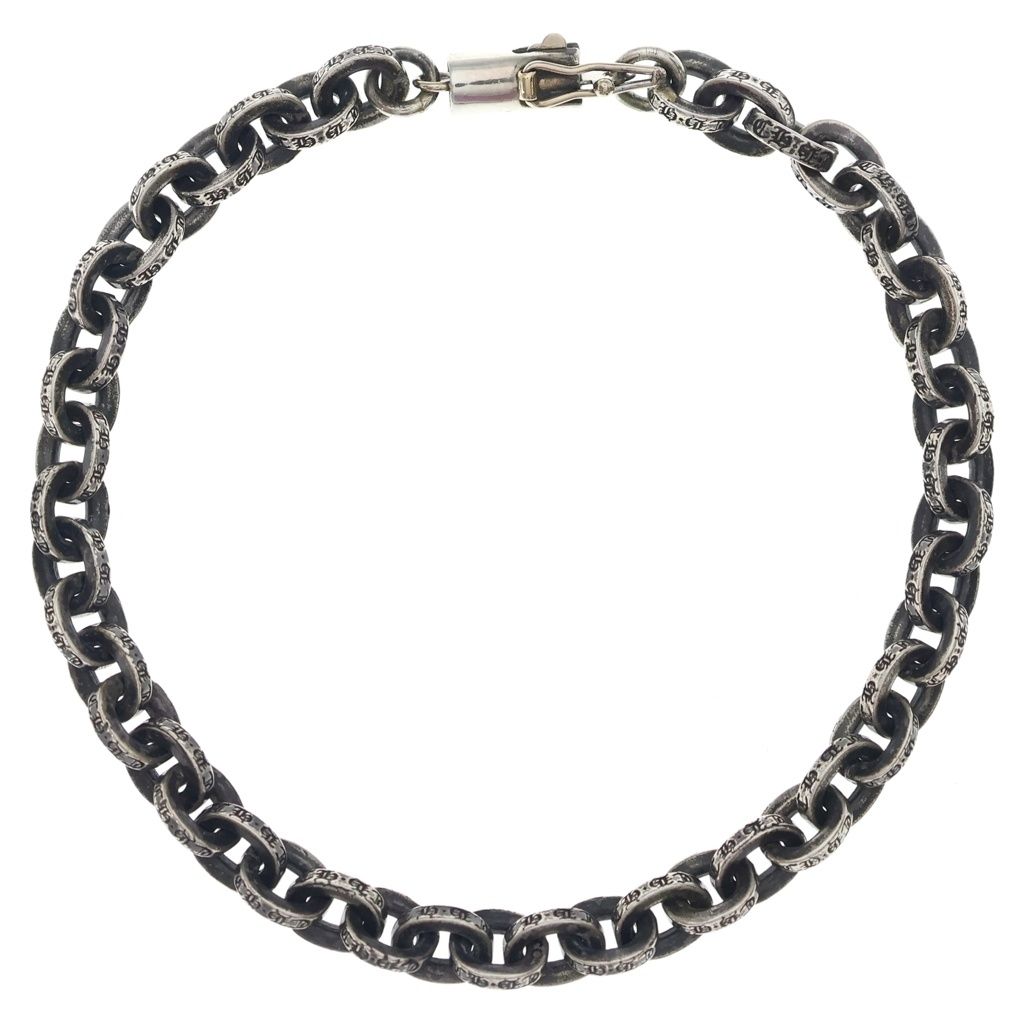 CHROME HEARTS (クロムハーツ) PAPER CHAIN 7 ペーパーチェーン ブレスレット シルバー BCA178