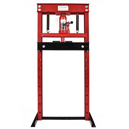 Kaitou 油圧プレス 12t 門型プレス機 ベアリング シャフト 圧入器 圧入 整備 脱着 自動車 バイク オートバイ 鉄板 メンテナンスｍａ