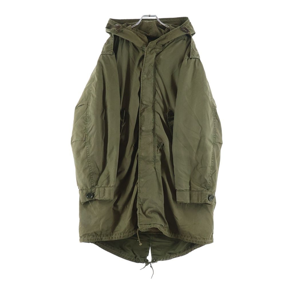 VINTAGE (ヴィンテージ) 60S VINTAGE US ARMY M-51 後期 パイルライナー付き フィッシュテール フーデッド モッズコート ヴィンテージ ミリタリー シェルジャケット パーカー カーキ 28,433円