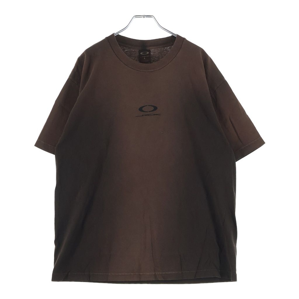 Cactus Jack (カクタスジャック) ×OAKLEY オークリー プリント半袖Tシャツ カットソー ブラウン GTCJ-SS01