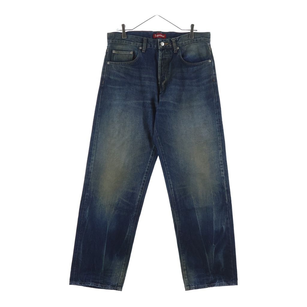 SUPREME (シュプリーム) 25SS Distressed Loose Fit Selvedge Jean