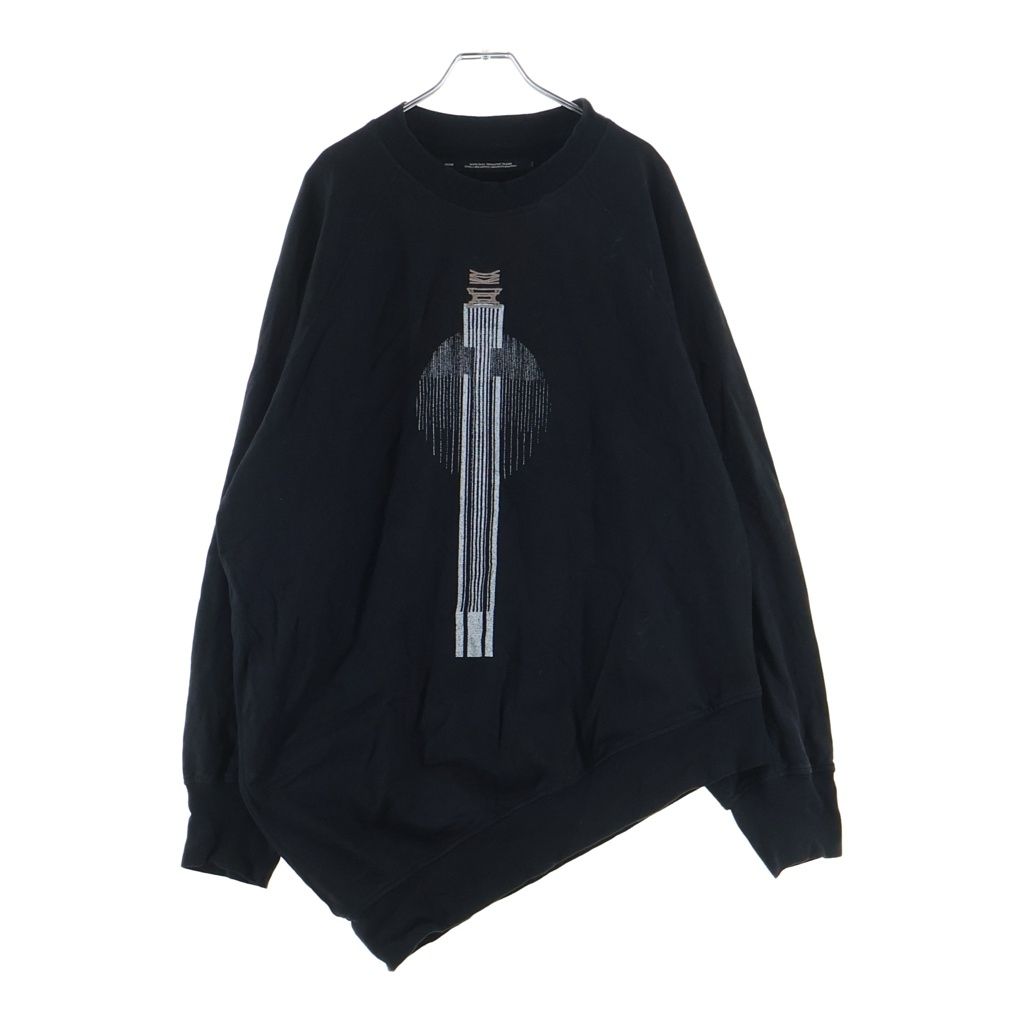 JULIUS (ユリウス) 21AW フロントプリント スウェット ブラック - メルカリ