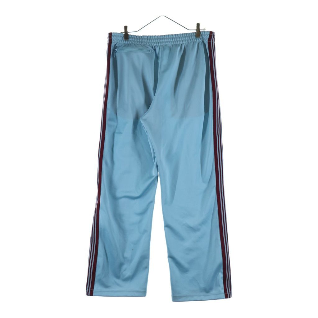 Needles (ニードルス) ×TW POLY SMOOTH TRACK PANTS トゥ ポリエステル スムース ロゴデザイントラックパンツ ブルー RW1760