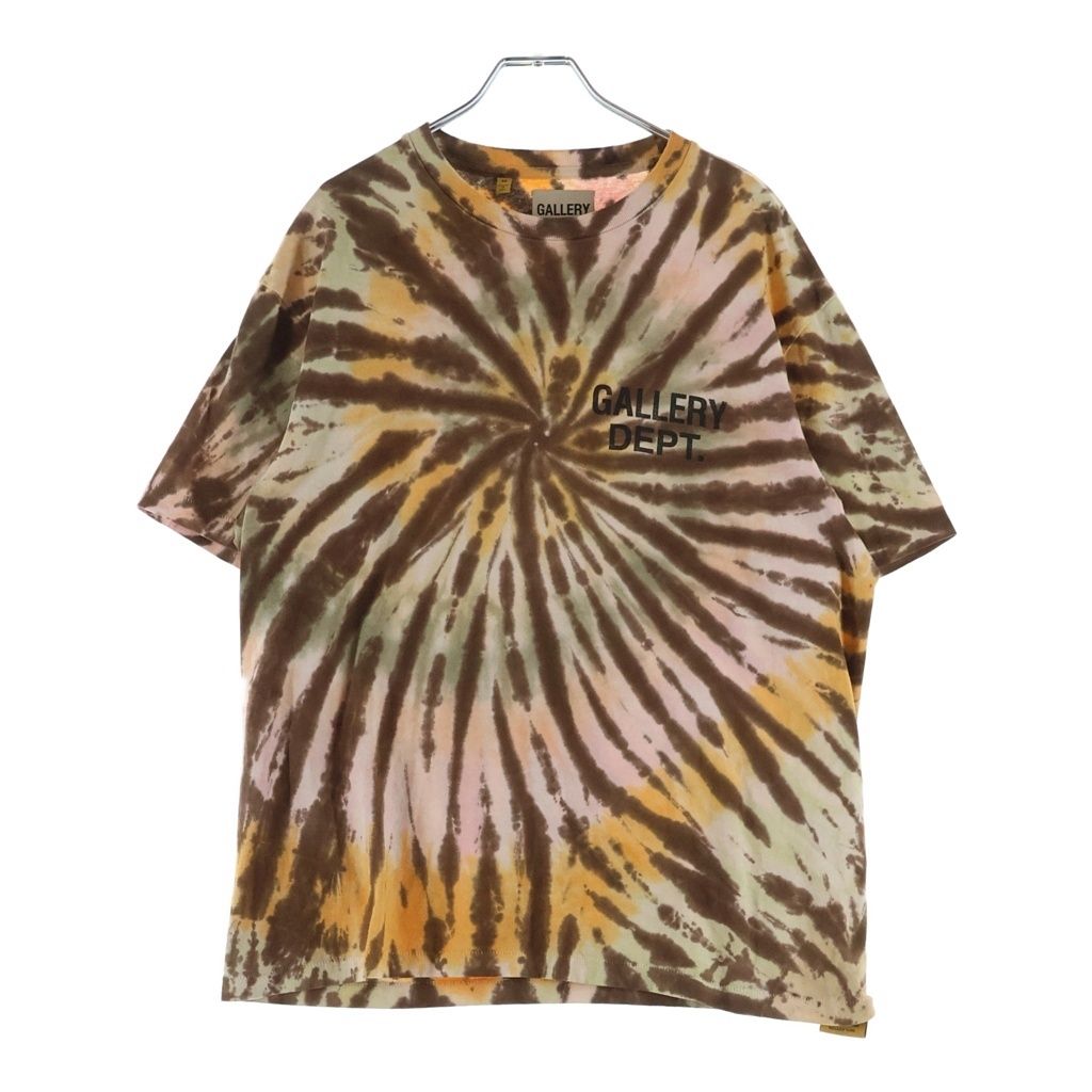 GALLERY DEPT. (ギャラリーデプト) TOKYO SOUVENIR TEE トウキョウ スーベニア タイダイ クルーネック半袖Tシャツ カットソー ブラウン