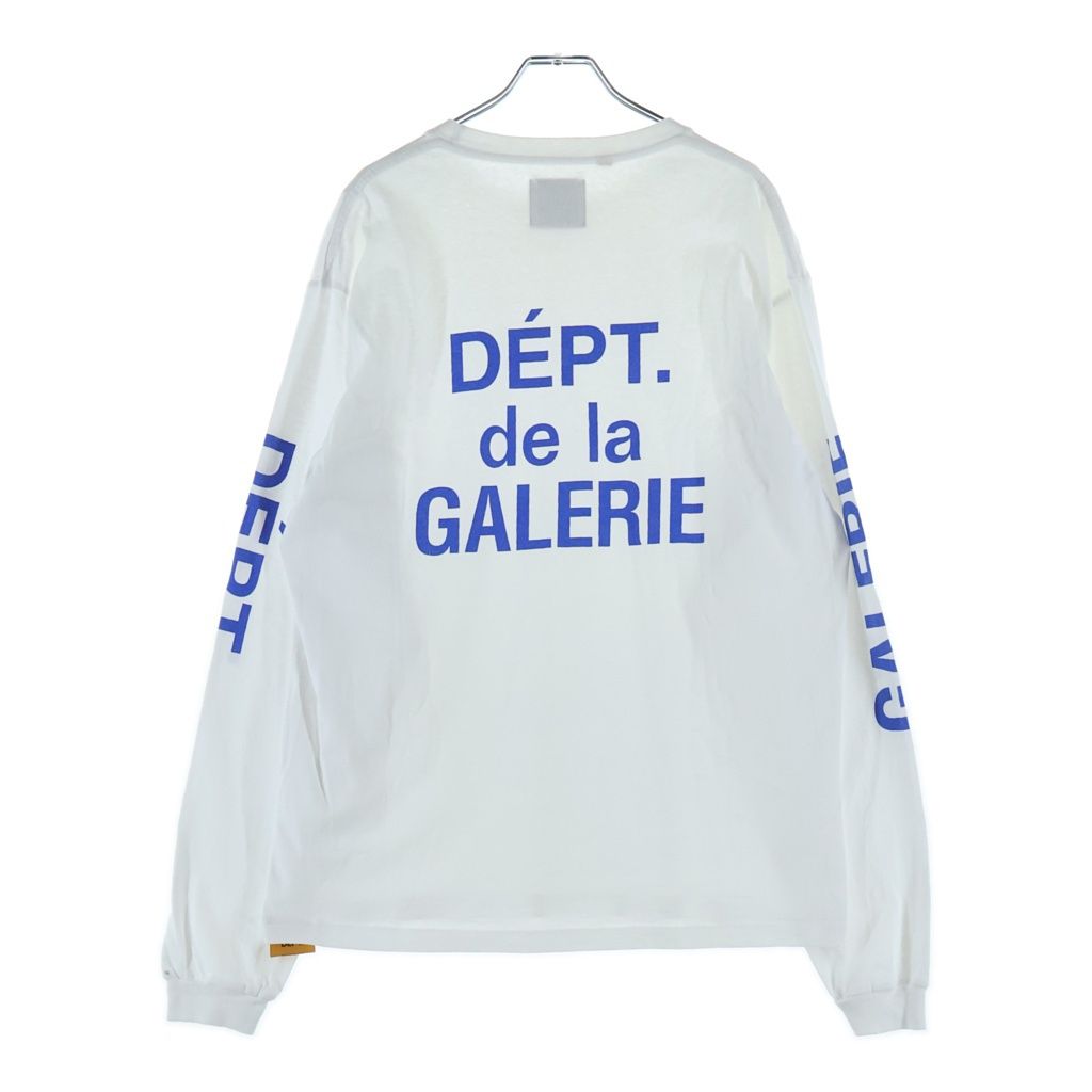 GALLERY DEPT. (ギャラリーデプト) 22SS FRENCH TEE フレンチ ロゴプリント クルーネック長袖Tシャツ カットソー ホワイト