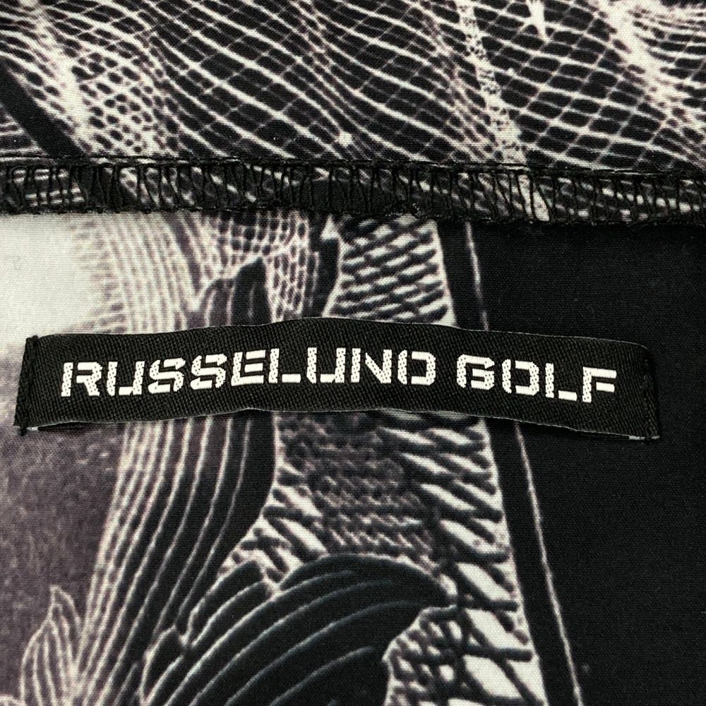 サイズ：4 RUSSELUNO ラッセルノ 裏起毛パーカー ルチャ ブラック系
