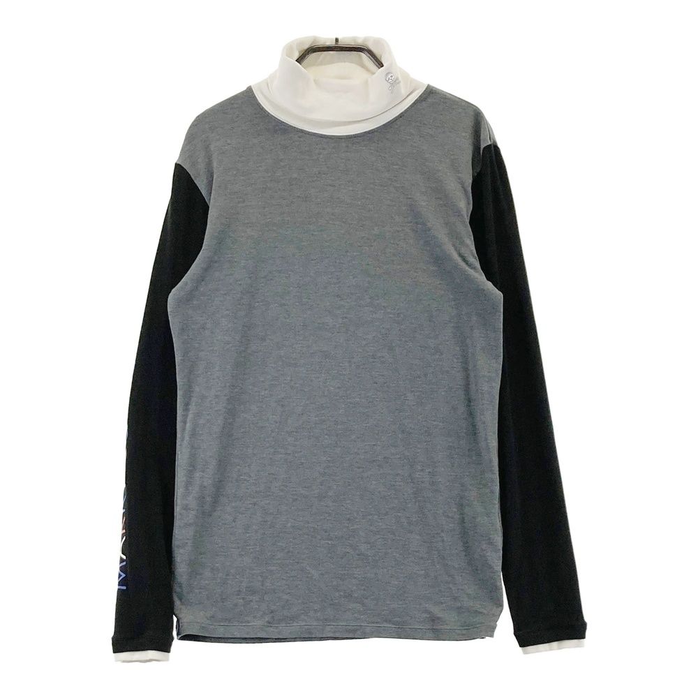 サイズ：SM MARK&LONA マークアンドロナ タートルネック 長袖Tシャツ グレー系 [240101704243] ゴルフウェア メンズ ストスト 7,603円