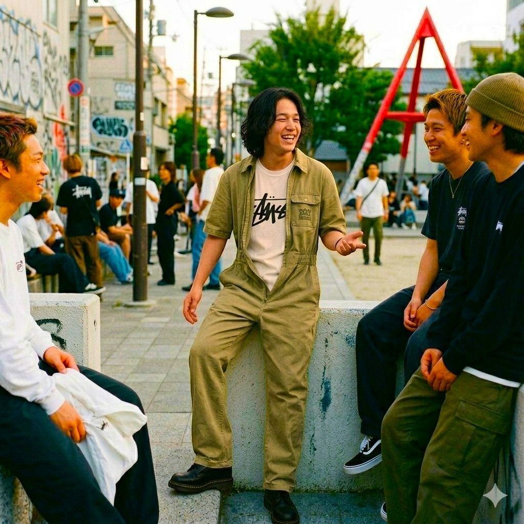 OLD STUSSY CLASSIC GEAR ジャンプスーツ size M オリーブカーキ ステューシー カバーオール オーバーオール オールインワン