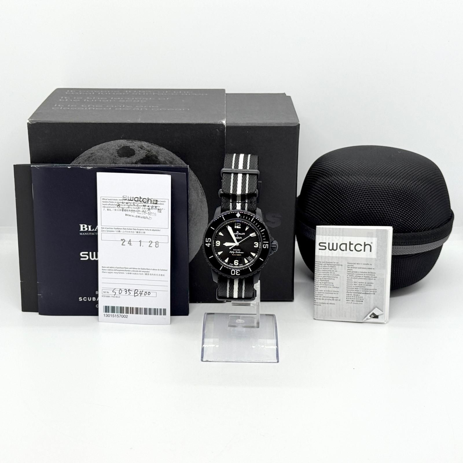 Blancpain ブランパン ×スウォッチ オーシャンオブストーム SO35B400 