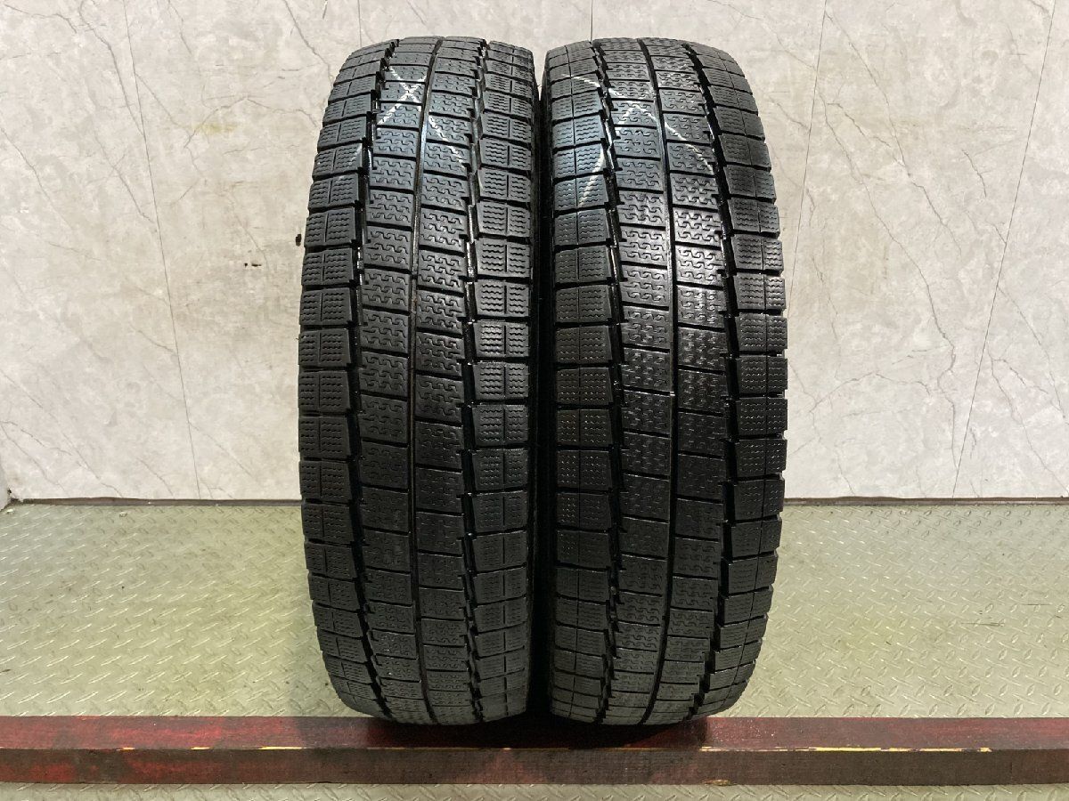 DUNLOP WINTER MAXX LV01 195/80R15 107/105N LT 15インチ スタッドレス 2本 24年製 バリ溝 ハイエース キャラバン レジアス等　(KTR057)