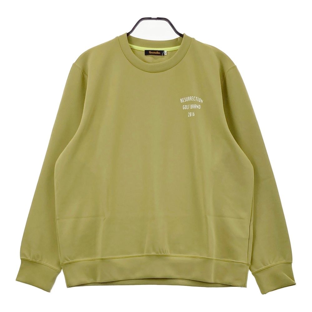 サイズ：XL RESURRECTION レザレクション 長袖スウェットTシャツ イエロー系 [240101702921] ゴルフウェア メンズ ストスト