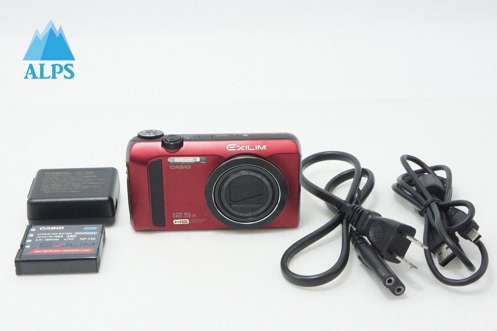訳あり品 CASIO カシオ HIGH SPEED EXILIM EX-ZR300 コンパクトデジタルカメラ レッド 260527aa