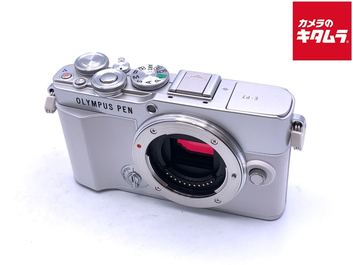 【中古】 【美品】 オリンパス PEN E-P7 ボディ ホワイト