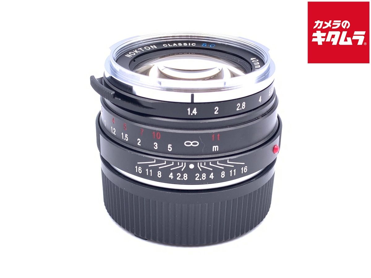【中古】 【良品】 コシナ フォクトレンダー NOKTON Classic 40mm F1.4 VM SC（ライカM用）